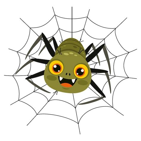 Premium Vector | Cartoon drawing of a spider