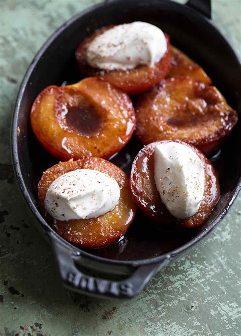 Baked Nectarines With Port Recipe | Leite's Culinaria