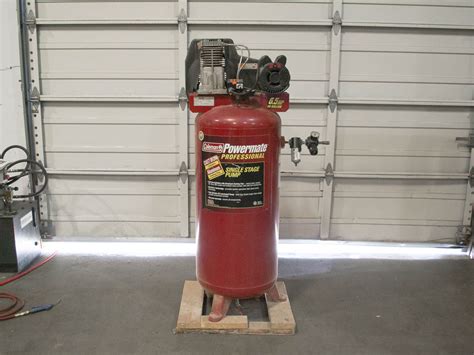 Used Coleman Powermate Professional Cast Iron Cylinder Electric Air ...