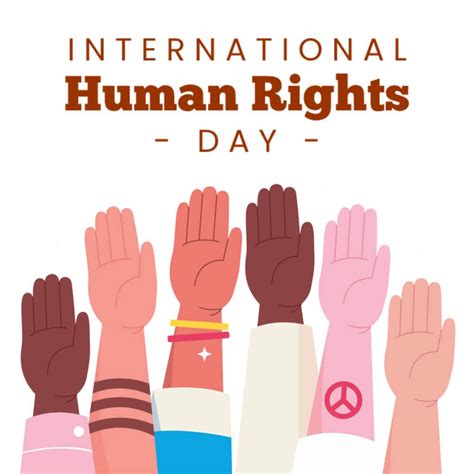 Human rights day clipart holding hand vector design – Artofit