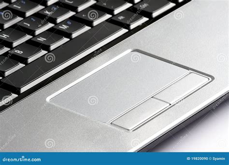 Laptop Computer Touchpad Stock Photo - Image: 19820090