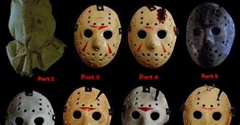 Evolution of the Jason Voorhees Mask | Blood Curdling Blog of Monster Masks