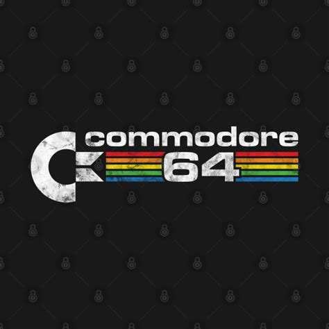 Commodore 64 logo Vintage Texture - Commodore 64 - Hoodie | TeePublic