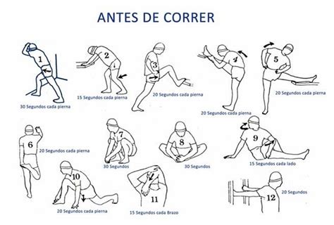 Estiramientos para antes de correr