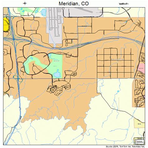 Meridian Colorado Street Map 0850012