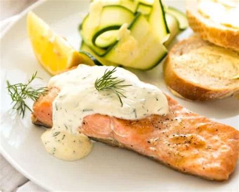 Creamy Dill Sauce for Salmon or Trout | RecipeTin Eats