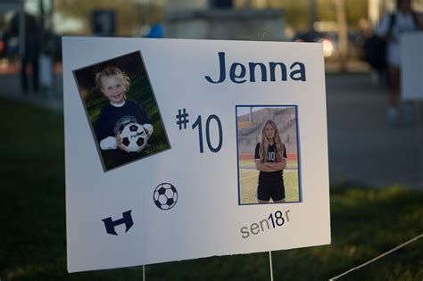 Soccer Senior Night hard sign | Soccer senior night, Senior night ...