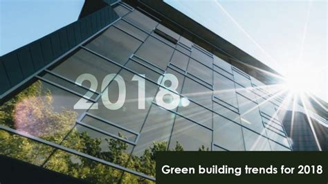 Green building trends for 2018 and beyond – Imbono FJA Architects