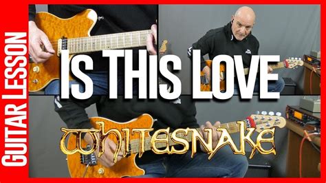 Whitesnake - Is This Love - Guitar Lesson Tutorial Including Solo - YouTube