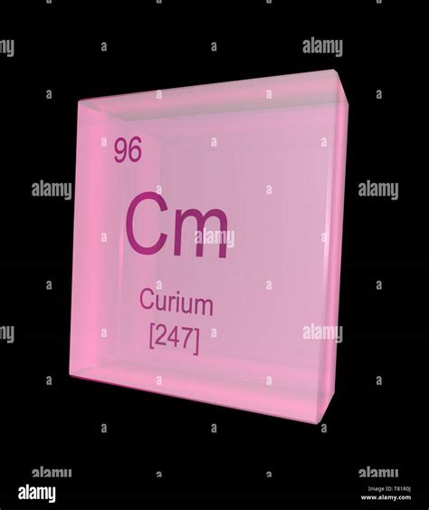 Curium, Chemical Element Symbol, Illustration Stock Photo - Alamy