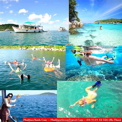 Visitors enjoy in fishing & snorkeling south Phu Quoc island tour