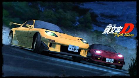 Download Yellow Mazda RX-7 Type R Initial Background | Wallpapers.com