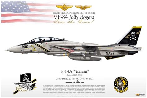 F-14A “Tomcat“ VF-84 "Jolly Rogers" DP-17 | Fighter aircraft, Jolly ...