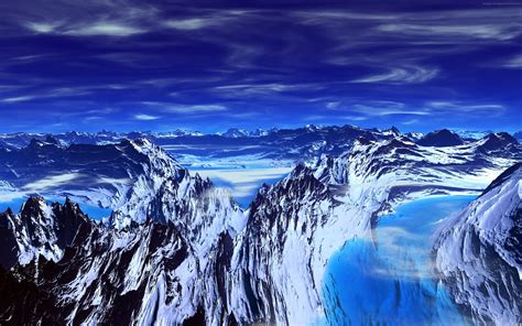 National Geographic 3D Mountains - Desktop Wallpaper