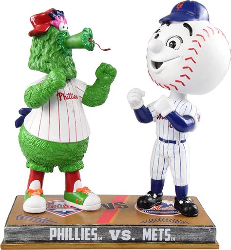 Philadelphia Philles New York Mets - Phillie Phanatic Mr. Met ...