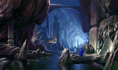 Deep Caverns, Chris Dien on ArtStation at https://www.artstation.com/artwork/vJ593 | Fantasy ...