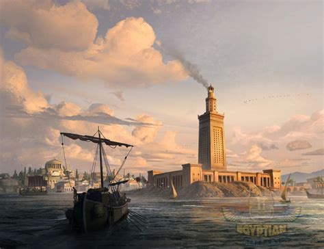 The Historical Lighthouse of Alexandria Ancient Egypt - Etsy