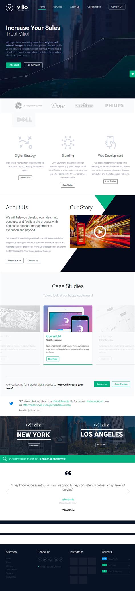 PSD & HTML Business Bootstrap Template | Bypeople