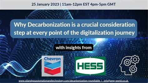 Decarbonization Insights from Hess and Chevron - Oil & Gas Technology