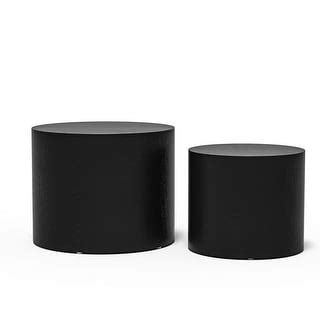 Set of 2 MDF Nesting Coffee Table, Side Table - Bed Bath & Beyond - 39941214