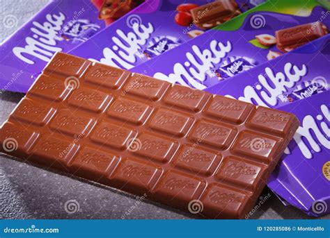 Assorted Milka chocolates editorial photo. Image of editorial - 120285086