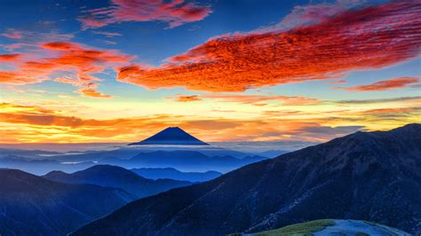 2048x1152 Mount Fuji Panaromic 8k 2048x1152 Resolution HD 4k Wallpapers, Images, Backgrounds ...