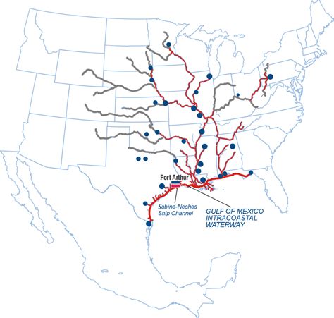 Gulf Coast Intracoastal Waterway Map - Maping Resources