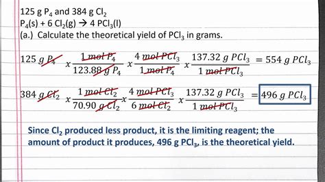 Identify The Limiting Reagent If Any