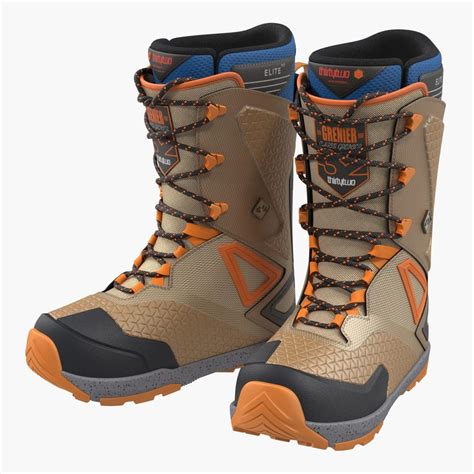 Snowboarding boots thirtytwo 3D model - TurboSquid 1289078