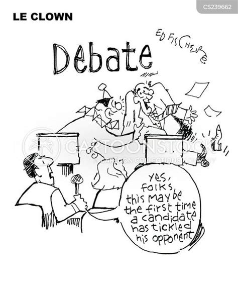 Live Debate Cartoons and Comics - funny pictures from CartoonStock