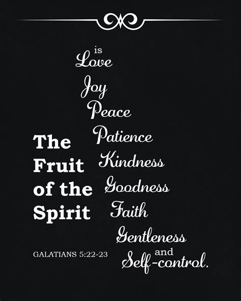 Galatians 5:22-23 Fruit of the Spirit - Free Bible Verse Art Downloads - Bible Verses To Go