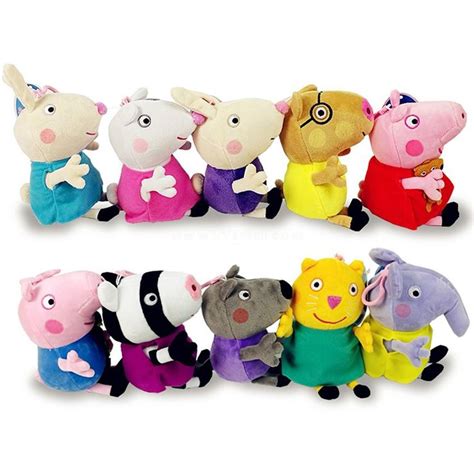 Peppa Pig Plush Toys Peppa Family & Friends 10Pcs Set - $35.99 (Reg ...