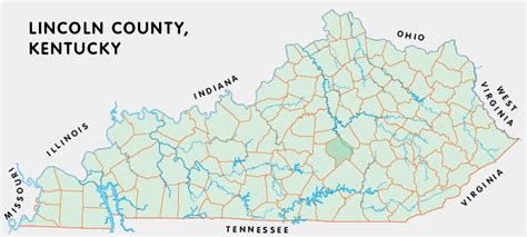 Lincoln County, Kentucky - Kentucky Atlas and Gazetteer