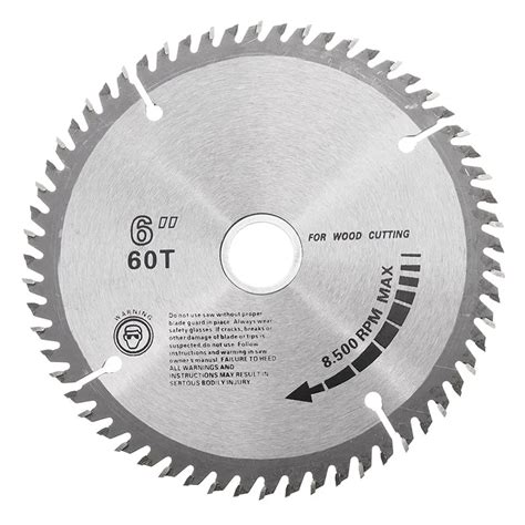 6 Inch 60 Teeth Circular Saw Blade Woodworking Cutting Blade New-in Saw Blades from Tools on ...