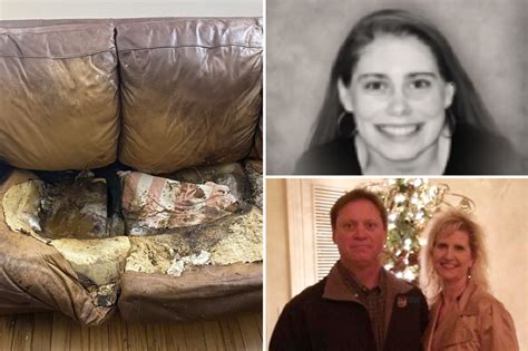 Horror pics show feces-covered couch that FUSED to body of recluse, 36, while she sat there for ...