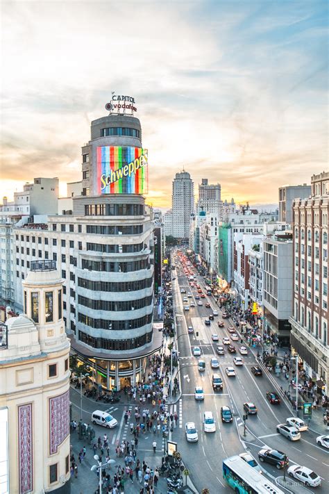 Sunset views at Gran Via, Madrid | WT JOURNAL