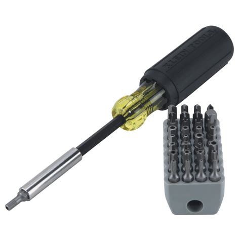 Klein Tool Tamperproof Magnetic Screwdriver 32-Piece Bit Set