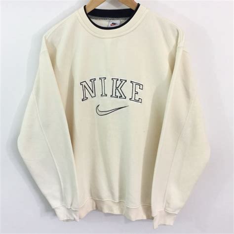 Vintage Nike Sweatshirt • Label Size: Medium • Cream... - Depop | Vintage nike sweatshirt ...