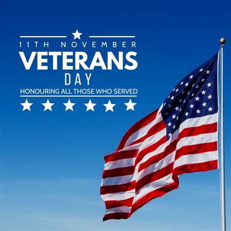 Copy of Veterans Day 11th November 2022 2023 | PosterMyWall