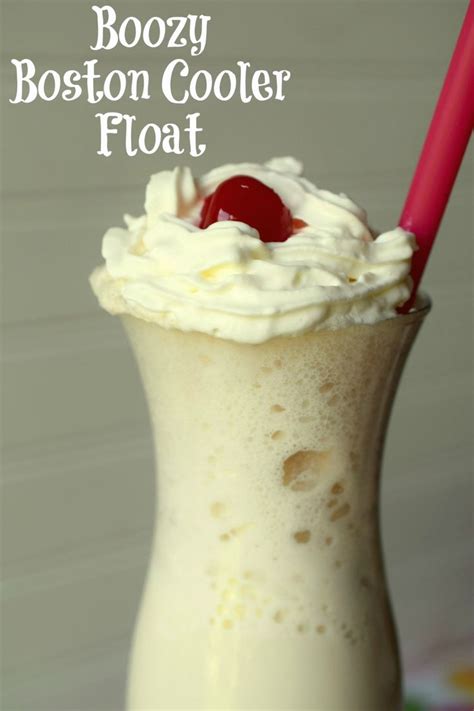 Boozy Boston Cooler Float | Boozy, Boston cooler recipe, Sweet drinks