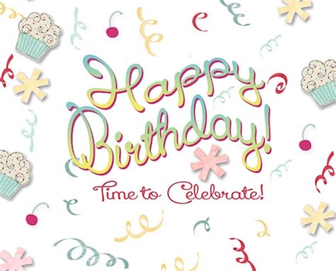 Time To Celebrate! Free Happy Birthday eCards, Greeting Cards | 123 Greetings