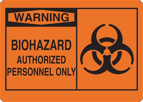 Printable Biohazard Label