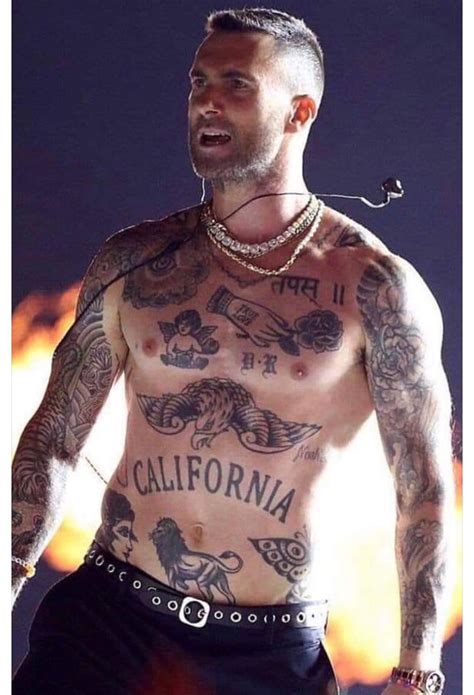 Adam levine tattoos image by Dave Marquez on Cute Celebrities