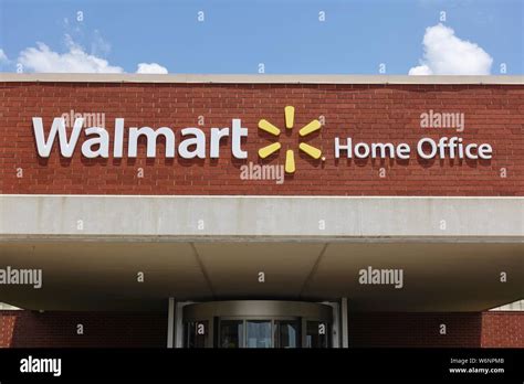 BENTONVILLE, ARKANSAS -28 JUN 2019- View of the Walmart Home Office corporate headquarters ...