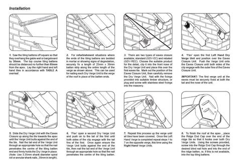 Dry Verge Installation Instructions - PDF | Eaves Protection