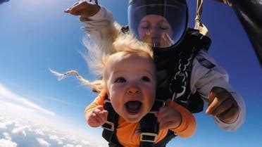 AI-generated images of babies skydiving, rock climbing go viral on ...