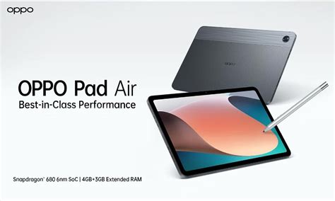 Oppo to release its first tablet 'Oppo Pad Air' in India - Find details