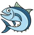 Tuna fish cartoon character Royalty Free Vector Image