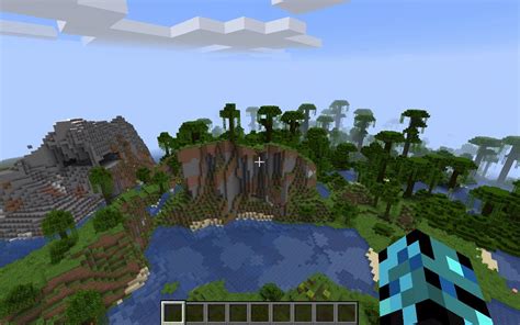 Modified Jungle Edge Biome near spawn with a skeleton spawner in the ...