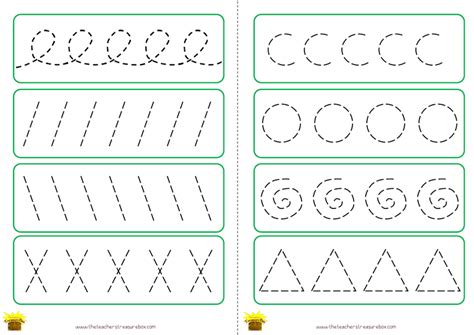 Pencil Control Activity Cards